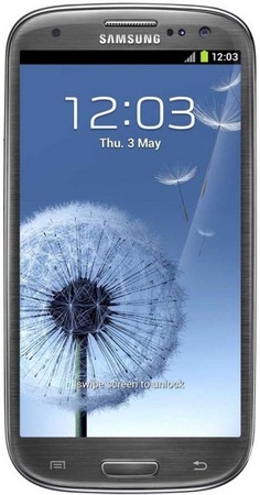 Смартфон Samsung Galaxy S3 GT-I9300 16Gb Titanium grey - Каспийск